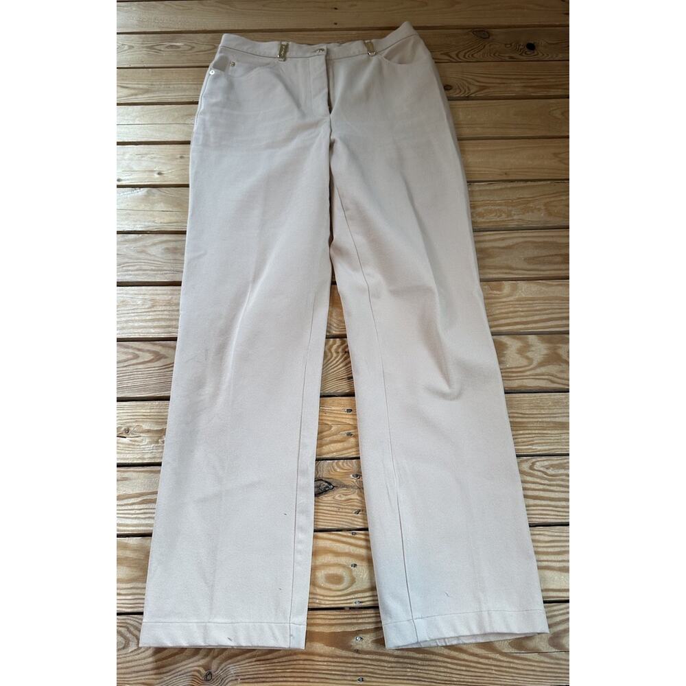 St. John Sport By Marie Gray Women’s Dress Pants Size 10 Beige